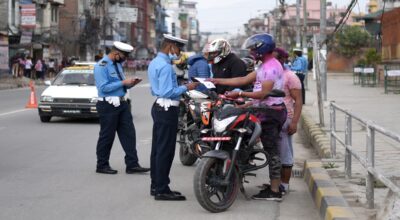ट्राफिक कारबाहीबाट एकैदिन २० लाख ८४ हजार राजस्व उठ्यो