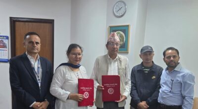 नागरिक लगानी कोष र तामाकोशी गाउँपालिकाबीच नागरिक पेन्सन योजना सञ्चालन सम्झौता