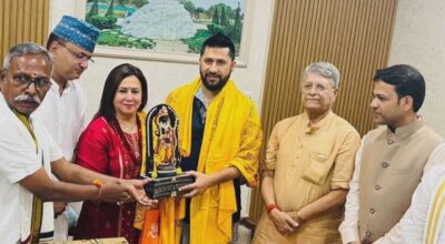 स्वदेश फर्कनु अघि अयोध्या पुगे रास्वपा सभापति रवि लामिछाने