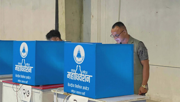 मध्यरातदेखि रास्वपाको महाधिवेशनमा मतदान जारी, कतिले गरे  ?