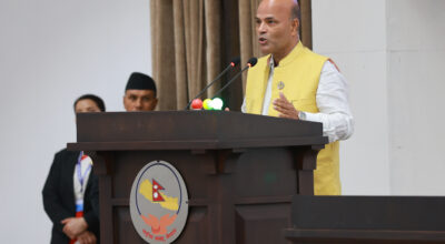 बजेटमा रास्वपाकै सांसद अमरेशको टिप्पणी : फुकेको बेलुन, लामो समय टिक्दैन