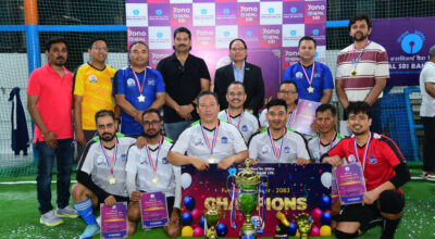 नेपाल एसबिआई बैंकद्वारा ३३औँ वार्षिकोत्सवको अवसरमा   Futsal Tournament–2083 आयोजना