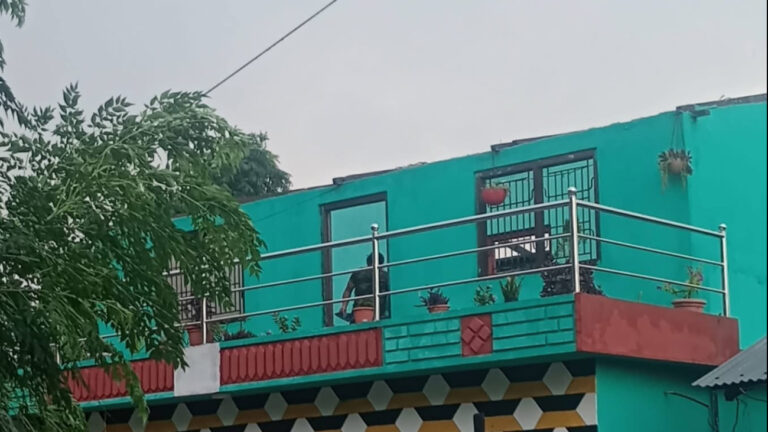 नवलपरासीमा वर्षा सहितको हुरीले १७ घरमा क्षति