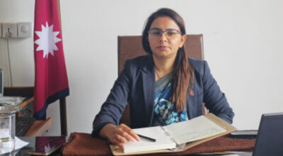 सिर्जना थपलिया बनिन् त्रिभुवन भुवन विमानस्थल अध्यागमन प्रमुख