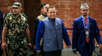 चार दिने चीन भ्रमण पूरा गरी स्वदेश फर्किए परराष्ट्रमन्त्री