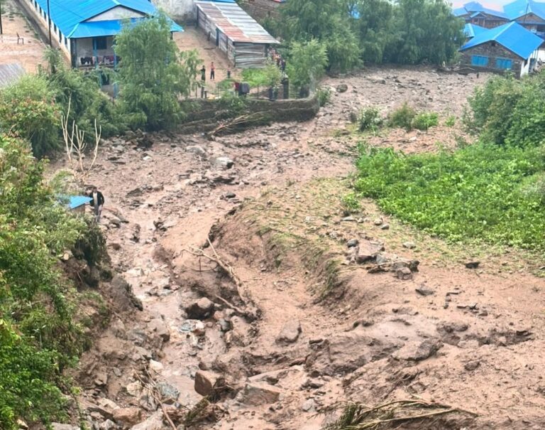 डोल्पाको गैरीगाउँमा बाढी घरमा पस्दा १ जनाको मृत्यु, ४ जना घाइते