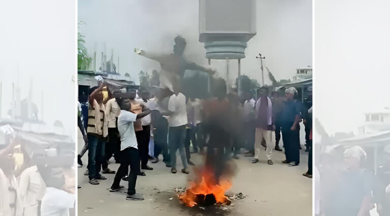 रौतहटमा कस्ले जलायो प्रधानमन्त्री बालेनको पुतला ?