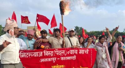 बालेनले ‘काठमाडौं आउन पर्दैन’ भनेकै ठाउँबाट मिटरब्याज पीडितको पैदल मार्च सुरु