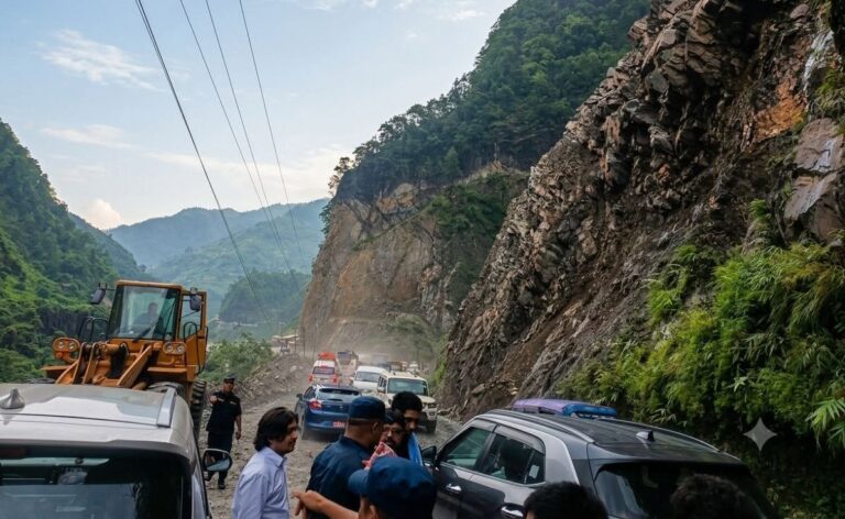 पहिरो हटाएपछि खुल्यो मुग्लिन-नारायणगढ सडक
