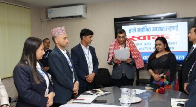 प्राधिकरणमा घिमिरे र काउन्सिलमा श्रेष्ठ नियुक्त र पदभार, परिणाममुखी भएर काम गर्न सञ्चारमन्त्रीको निर्देशन