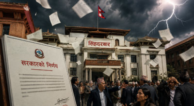सरकारको एक निर्णयले तरंगित सिंहदरबार