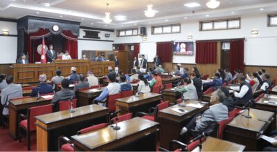 लाइभमा अडियो समस्या भएपछि राष्ट्रियसभाको बैठक स्थगित