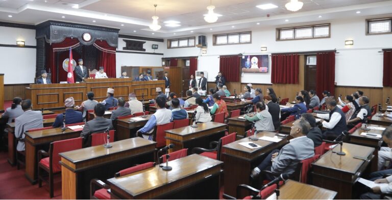 लाइभमा अडियो समस्या भएपछि राष्ट्रियसभाको बैठक स्थगित