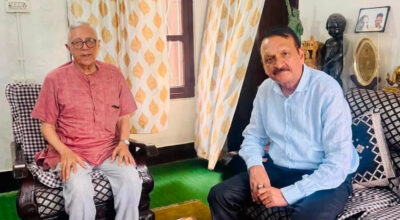 शेखर कोइराला र प्रकाशशरण महतबीच भेटवार्त